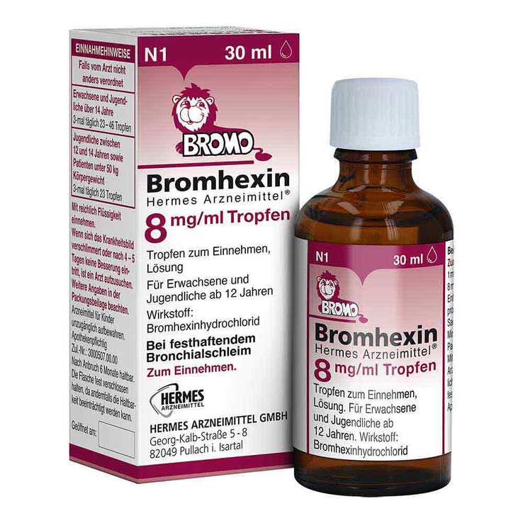 Bromhexin HERMES Arzneimittel® 8 mg/ml Tropfen, 30 ml