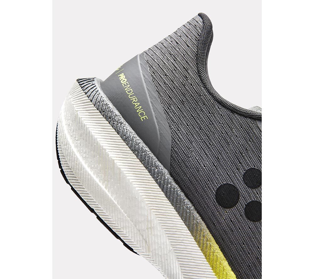 Craft PRO Endurance Distance Hardloopschoenen Grijs/Geel Dames