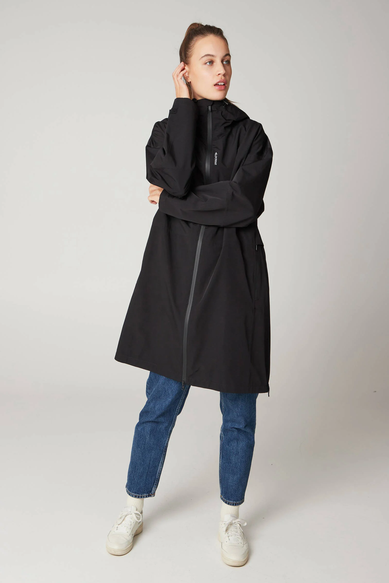 Protest parka Tislit zwart