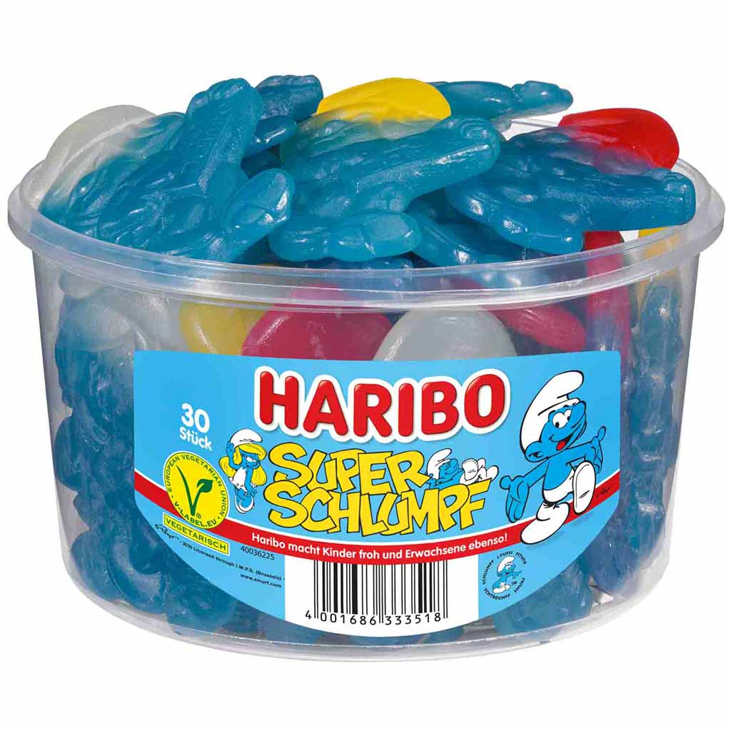 Haribo Super Schlumpf 30er 1440g MHD:30.9.25