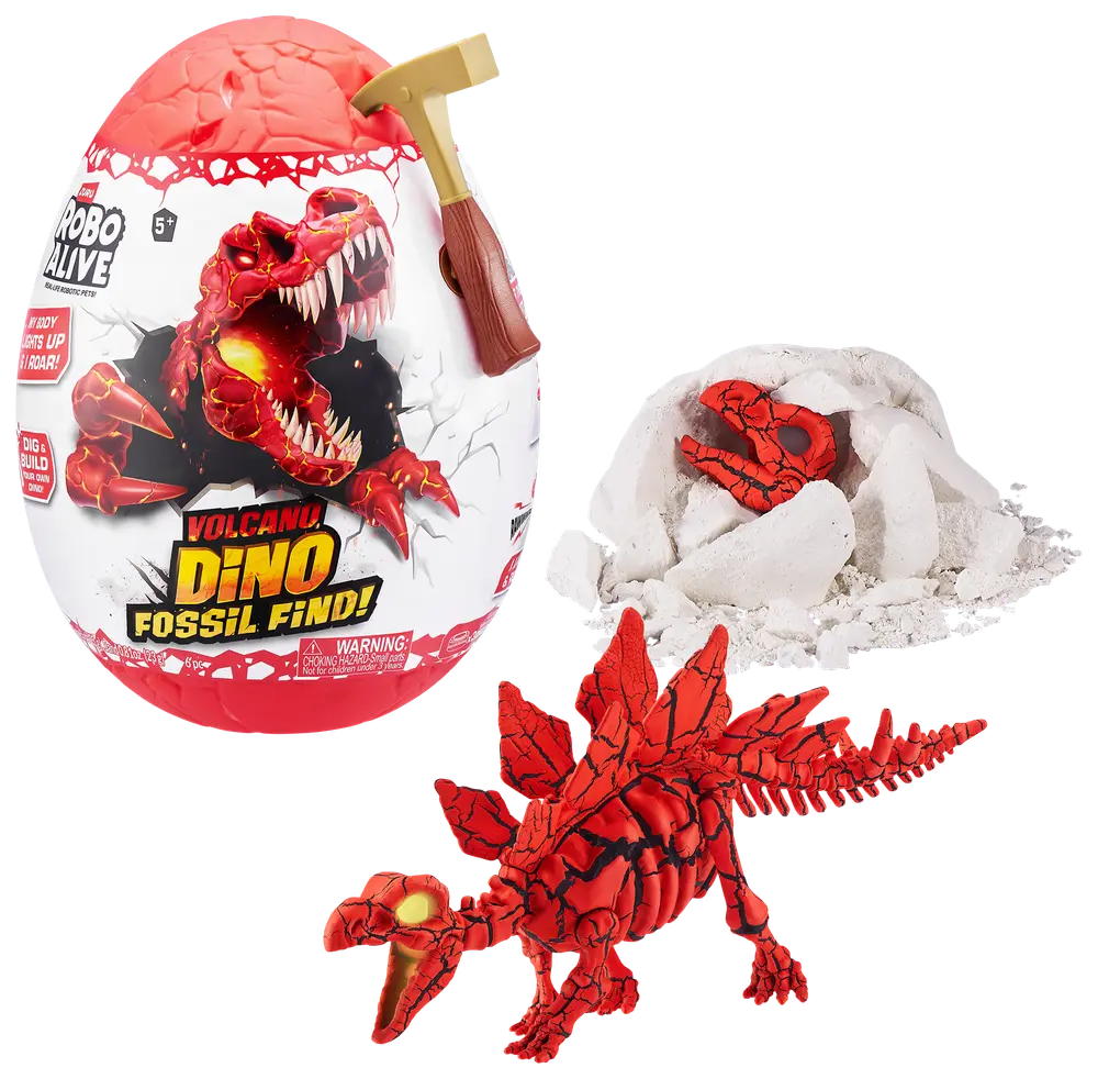 Robo Alive Volcano Dino Fossil Find - assorterede modeller