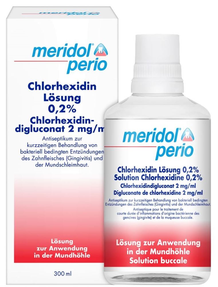 meridol perio Chlorhexidin Lös 0.2 % Fl 300 ml