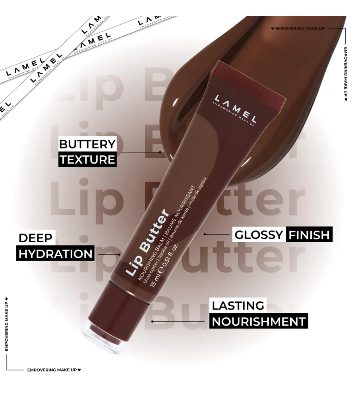 Lamel - Bálsamo Labial Nourishing Butter - 02: Brownie