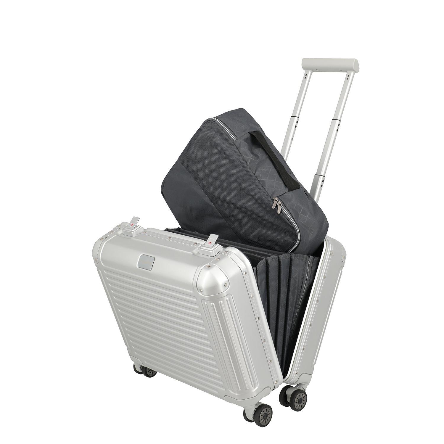 Travelite Next 4W Business Wheeler silver
