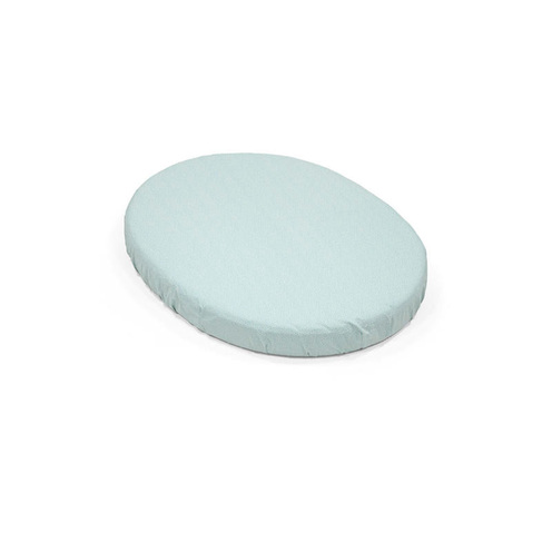 Drap Housse Sleepi Mini Pois Sauge - STOKKE