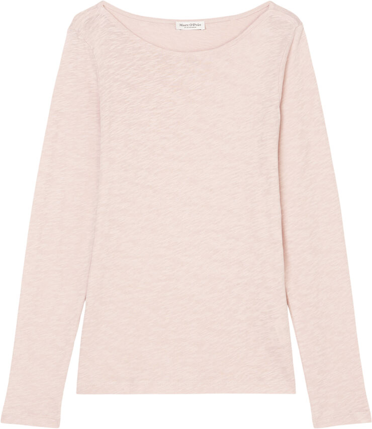 Marc O’Polo T-shirt, long sleeve, boat neck Dusty rose