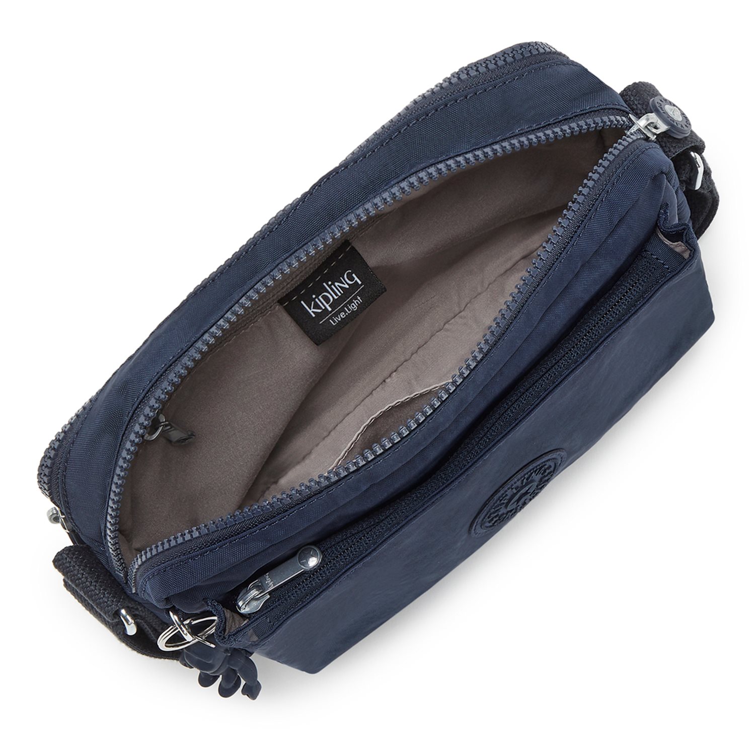 Kipling Abanu M Schoudertas blue bleu 2