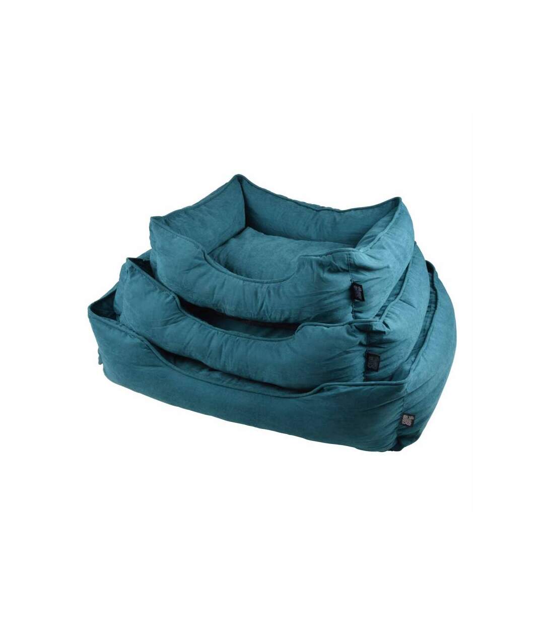 Paris Prix - Lot De 3 Paniers Pour Chien & Chat softy 73cm émeraude