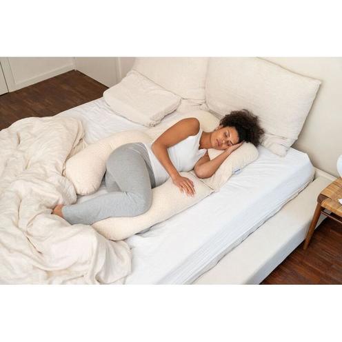 Coussin d'allaitement Maxxy Mini Flowers - Sand - BABYMOOV