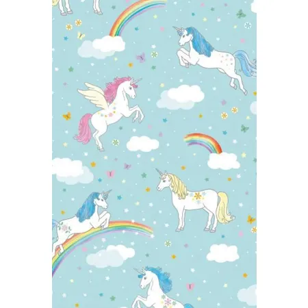 STEWO Geschenkpapier Melody blau, 70 x 200 cm