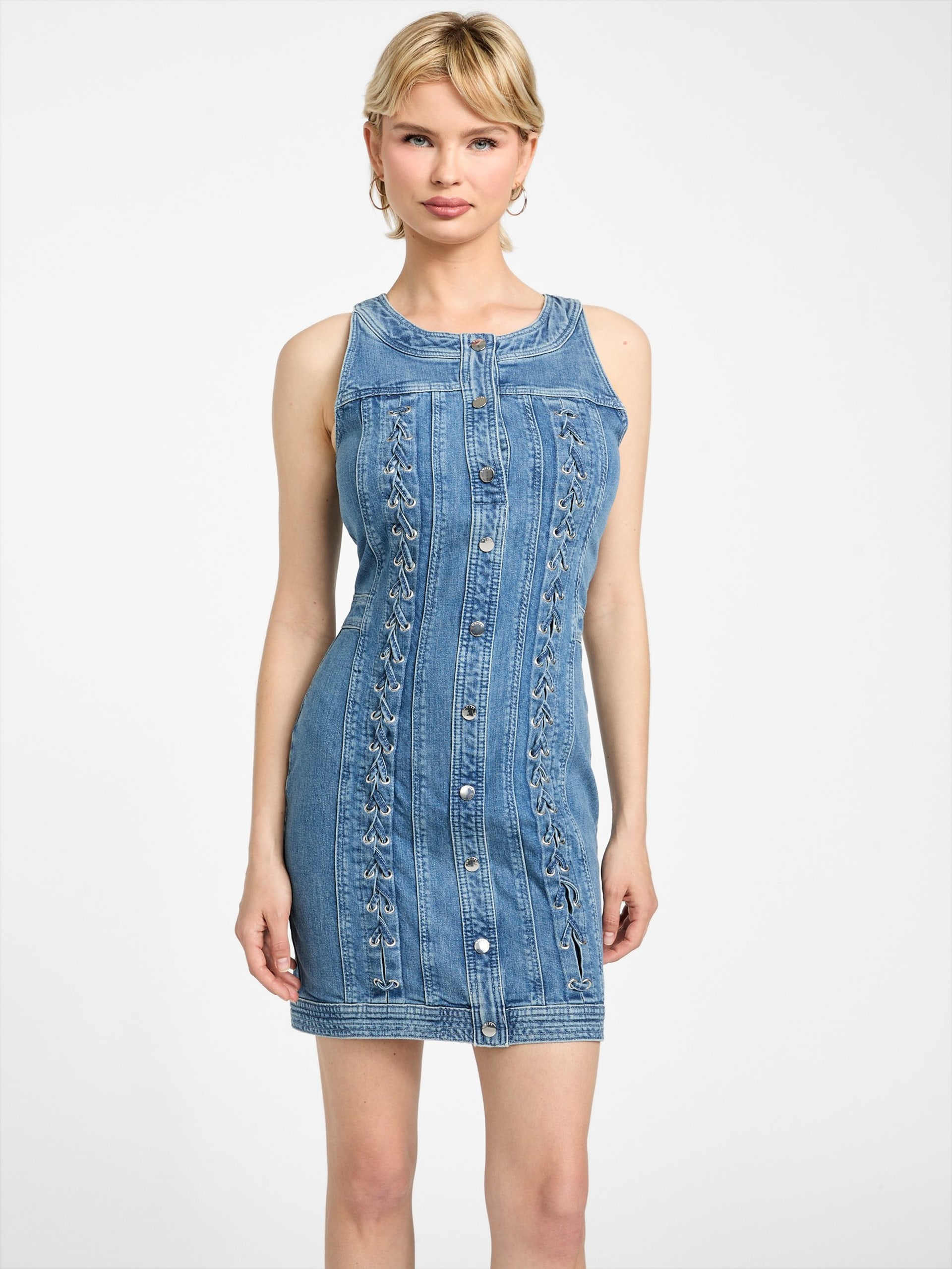 Vestido midi jeans Lisbeth