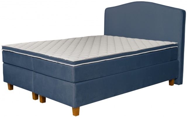 INOSIGN Boxspringbett »Jalma« Füsse aus massiver Birke ; Inkl. Topper