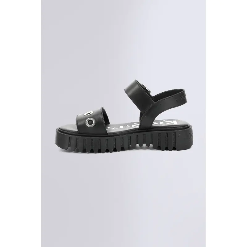 Kick fany Noir SANDALES Cuir Femme
