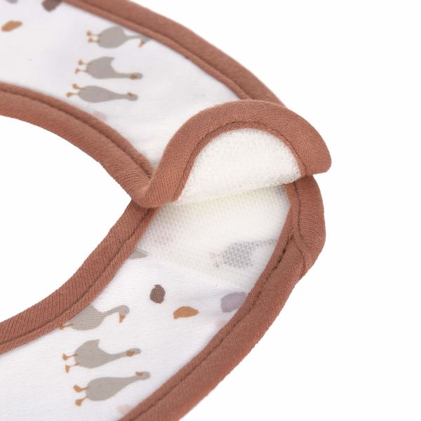 Laessig Tiny Farmer Goose Slabbetjes Lila 5 Stuks