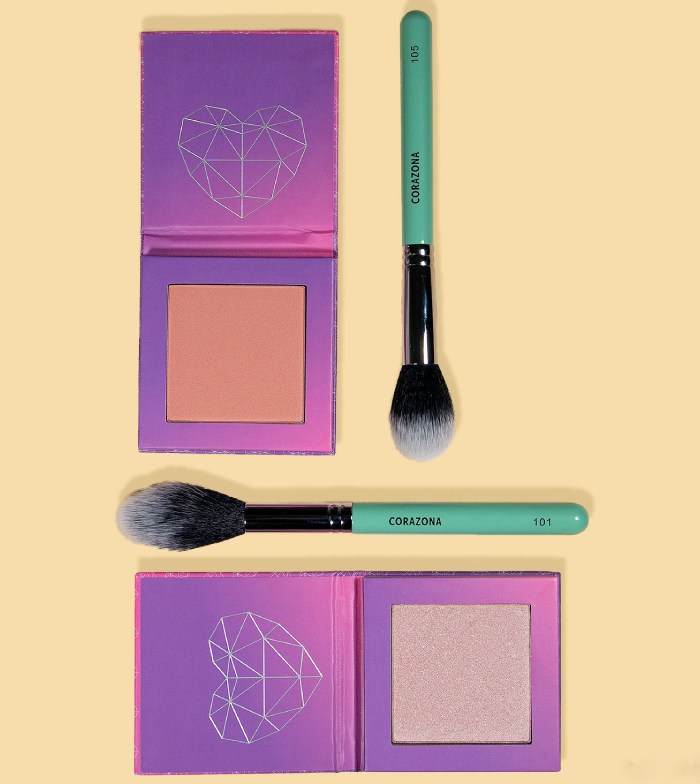 CORAZONA - Escova para blush multifunções - 105