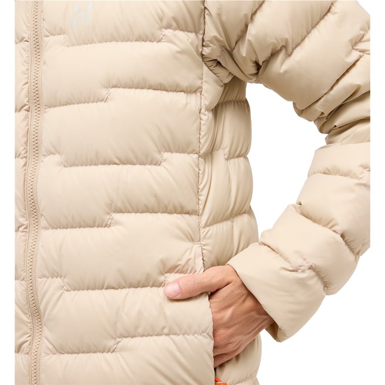 Haglöfs ROC Flash Down HoodWomen Chalk Beige