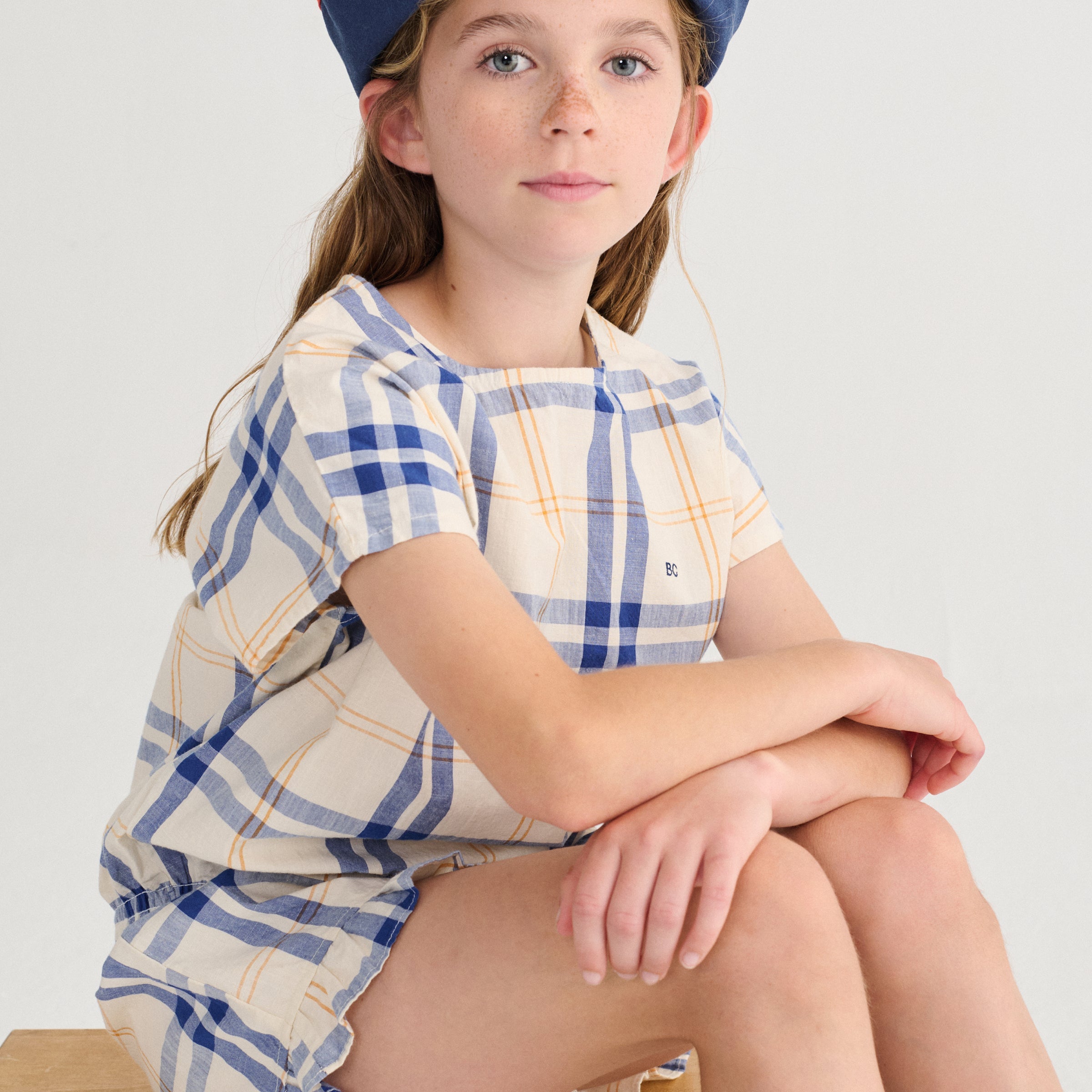 Shorts Fun Tartan Offwhite