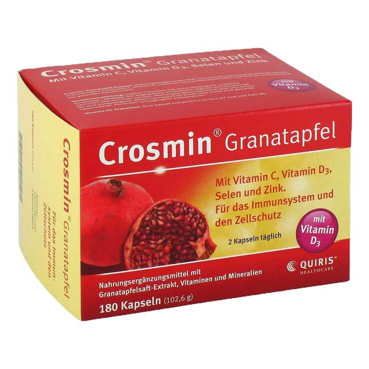 Crosmin Granatapfel Kapseln, 180 St