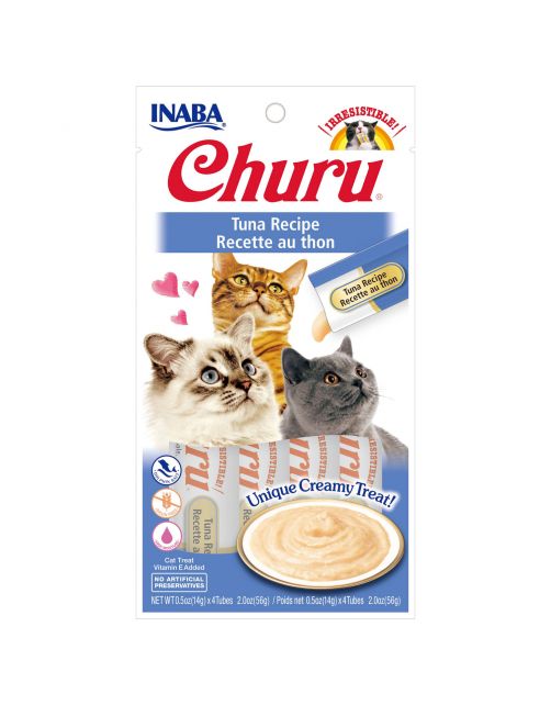 Inaba Churu Purée - Kattensnack - Tonijn 56 g