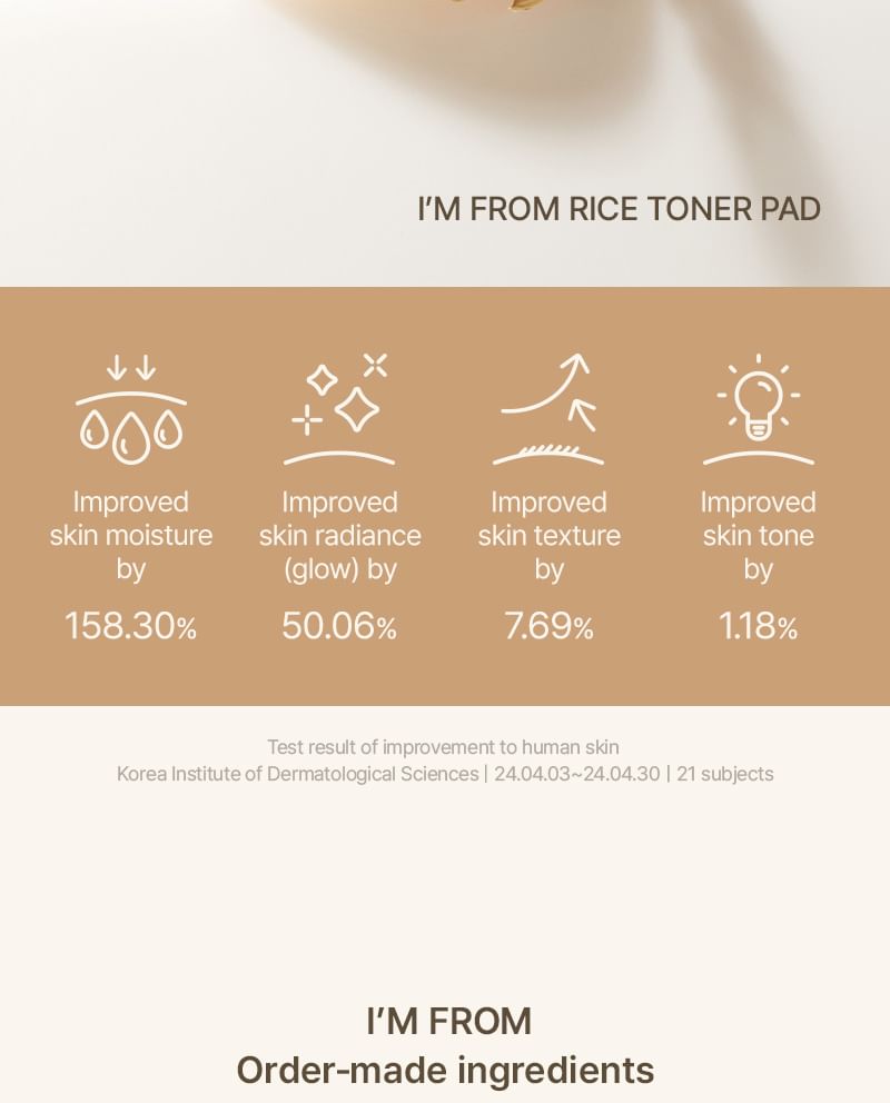 Ik kom uit - Rijst Toner Pad