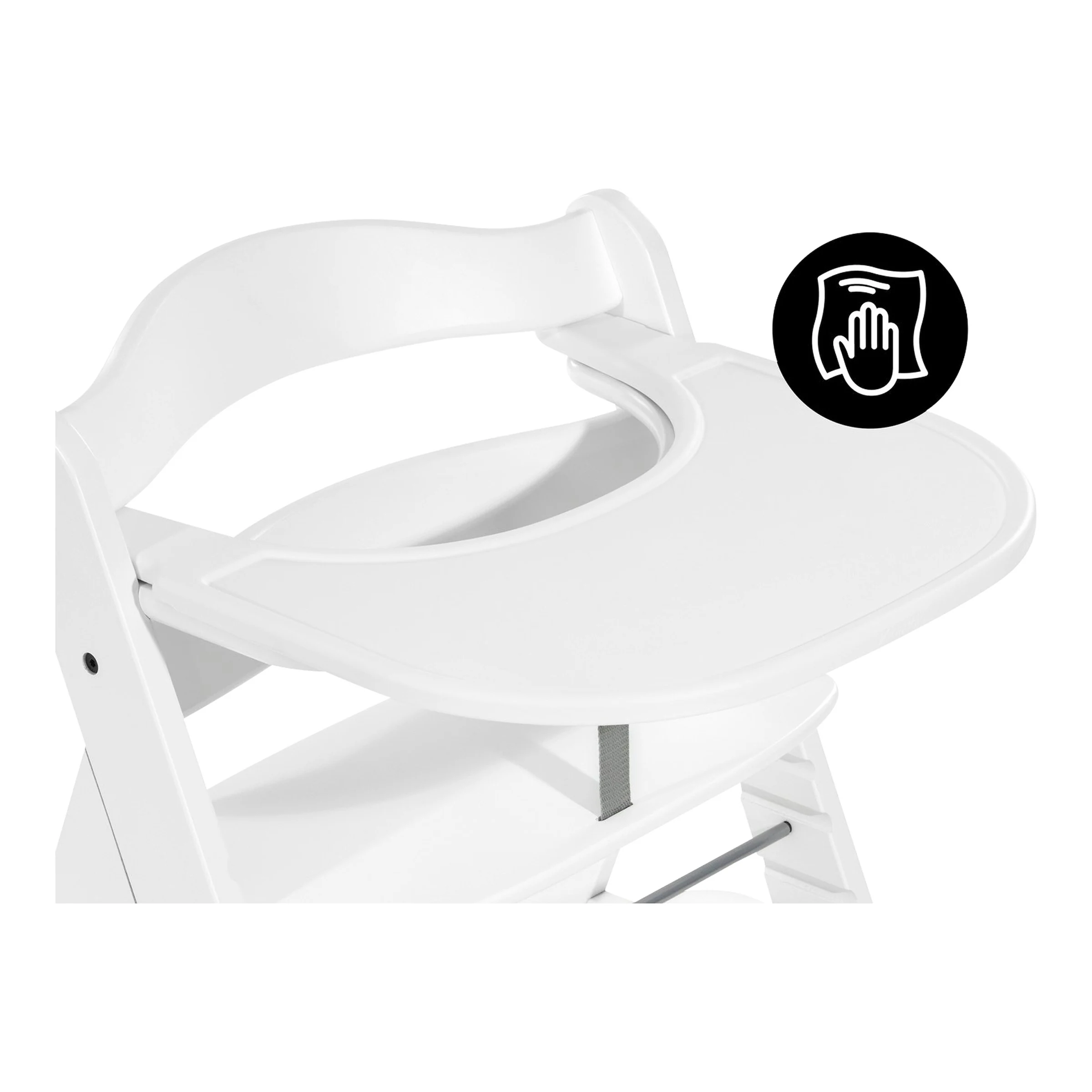 Hauck Hochstuhltisch Alpha Click Tray white