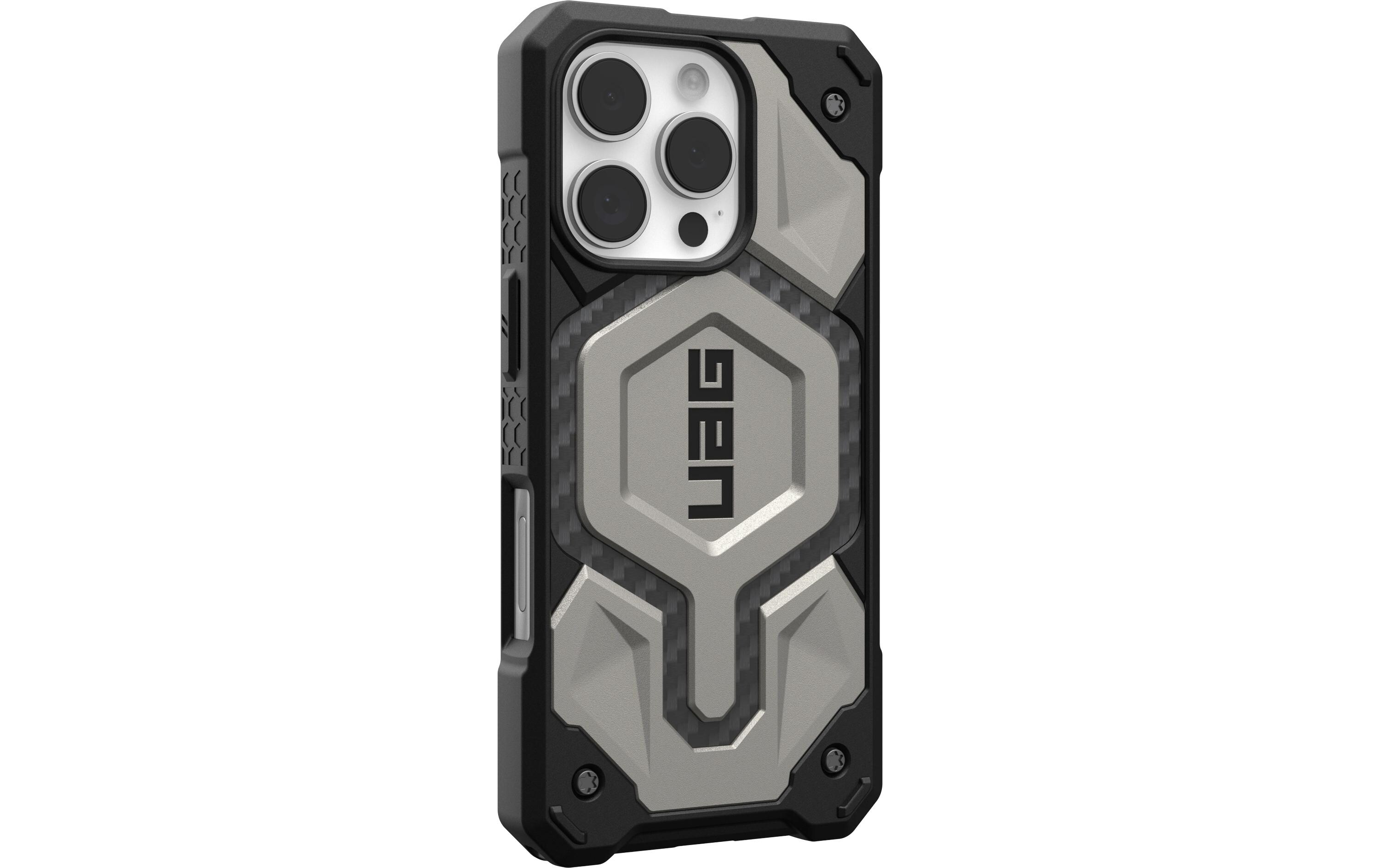 Back Cover Monarch Pro iPhone 16 Pro TitaniumSchutzhülle für das Apple iPhone 16 Pro