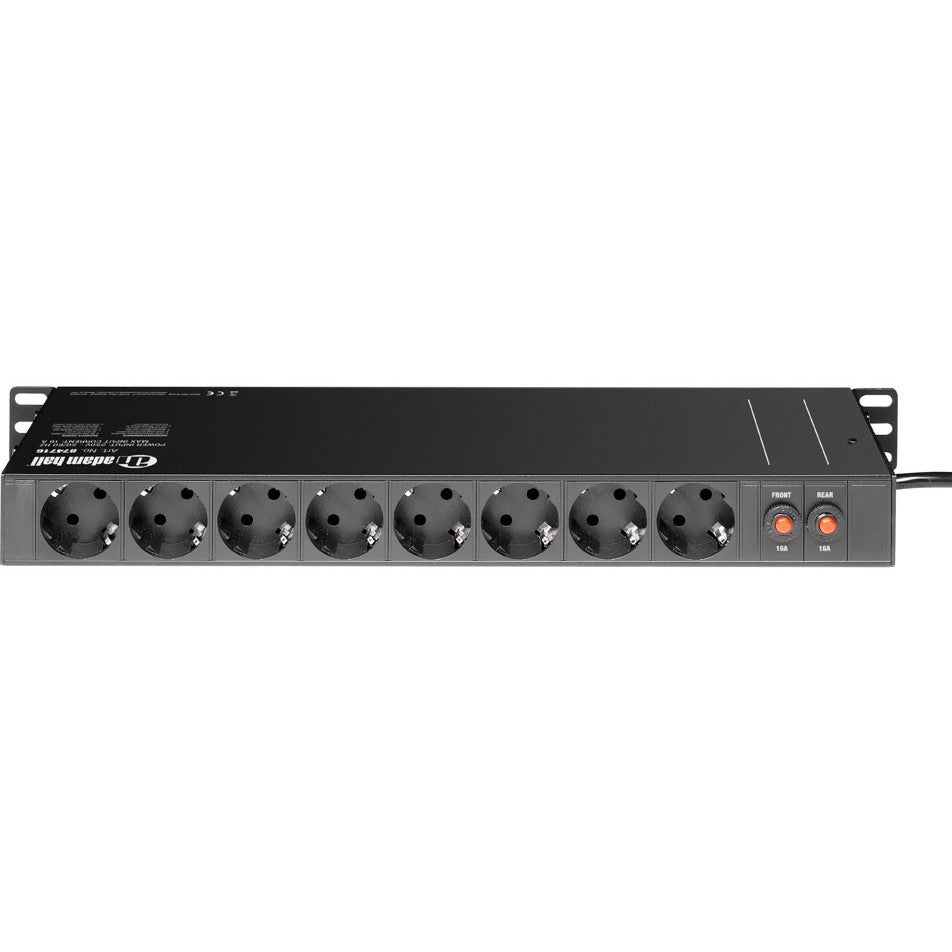 Adam Hall 874716 19 inch stroomverdeler 16-voudig