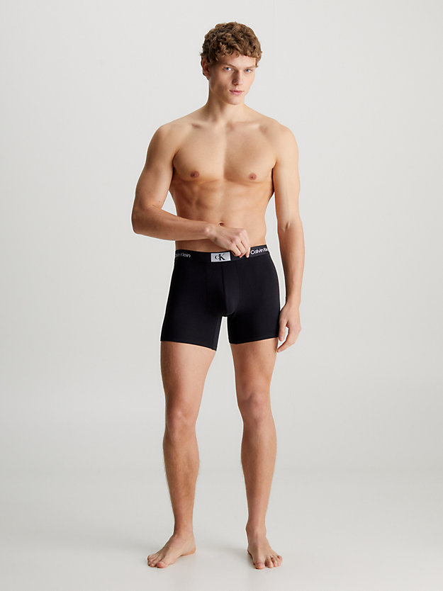 Pacote com 3 Cuecas Boxer Longas - CK96