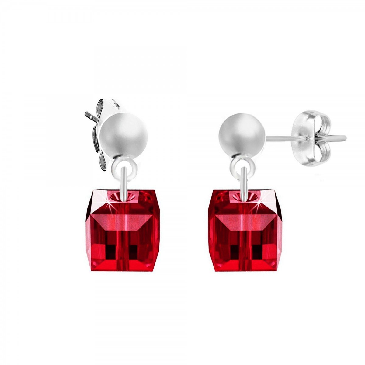 Boucles d'oreilles SC Crystal ornées de Cristaux scintillants