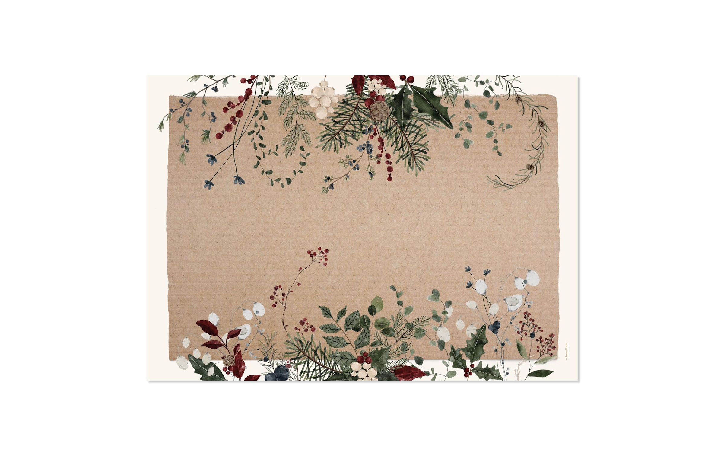 Platzset »Trendform Winter Floristry 42 cm x 29,7 cm«