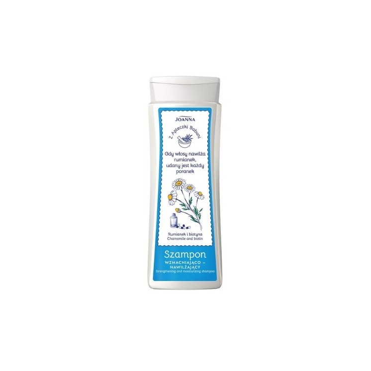 Joanna Z Apteczki Babuni Stärkendes und feuchtigkeitsspendendes Shampoo Kamille und biotyna 300 ml