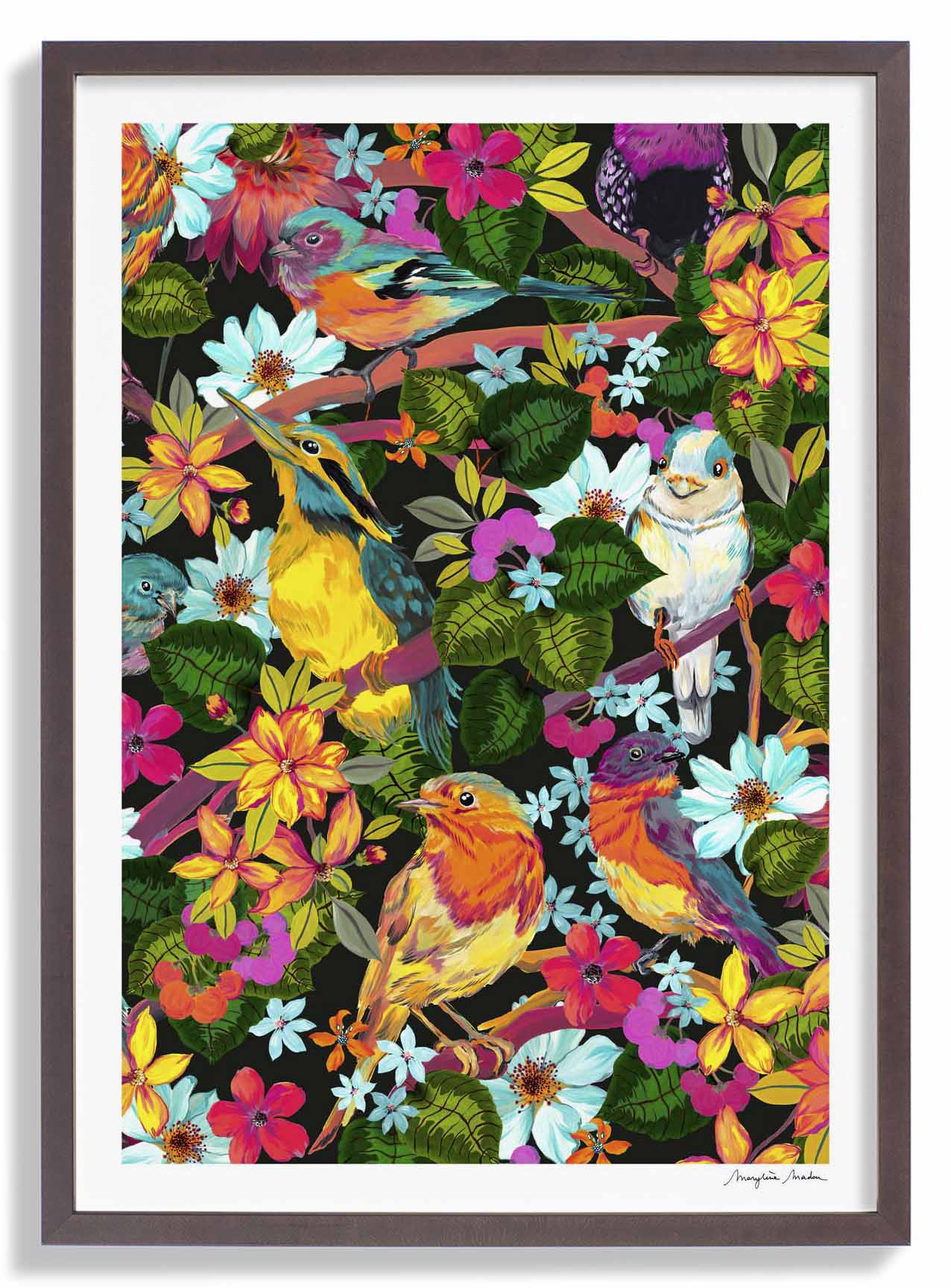 Waldvögel VERTICAL von MARYLENE MADOU