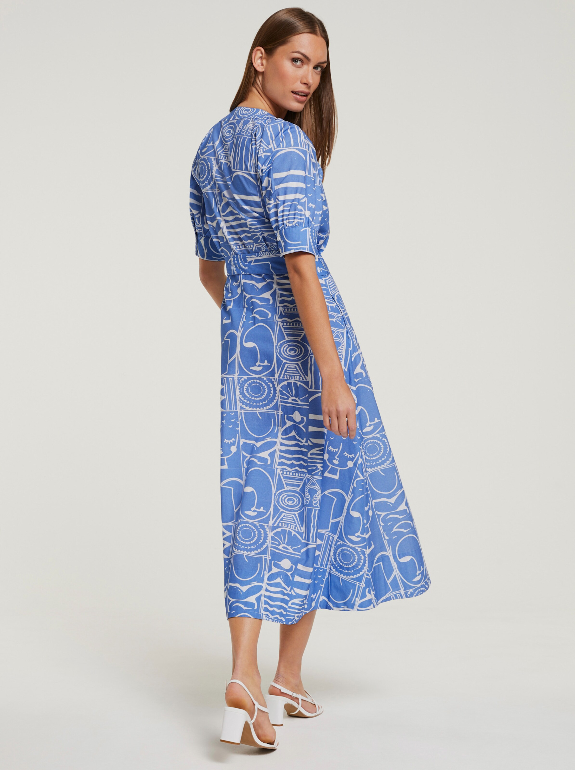 Druck-Kleid