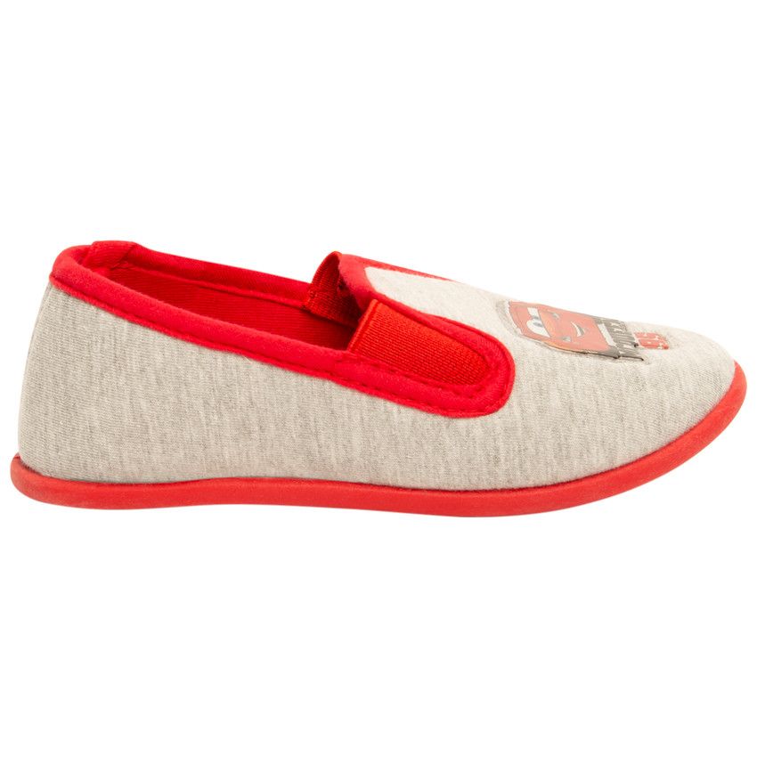 Chaussons bas patch Cars Disney-Pixar pour garçon - Gris chiné