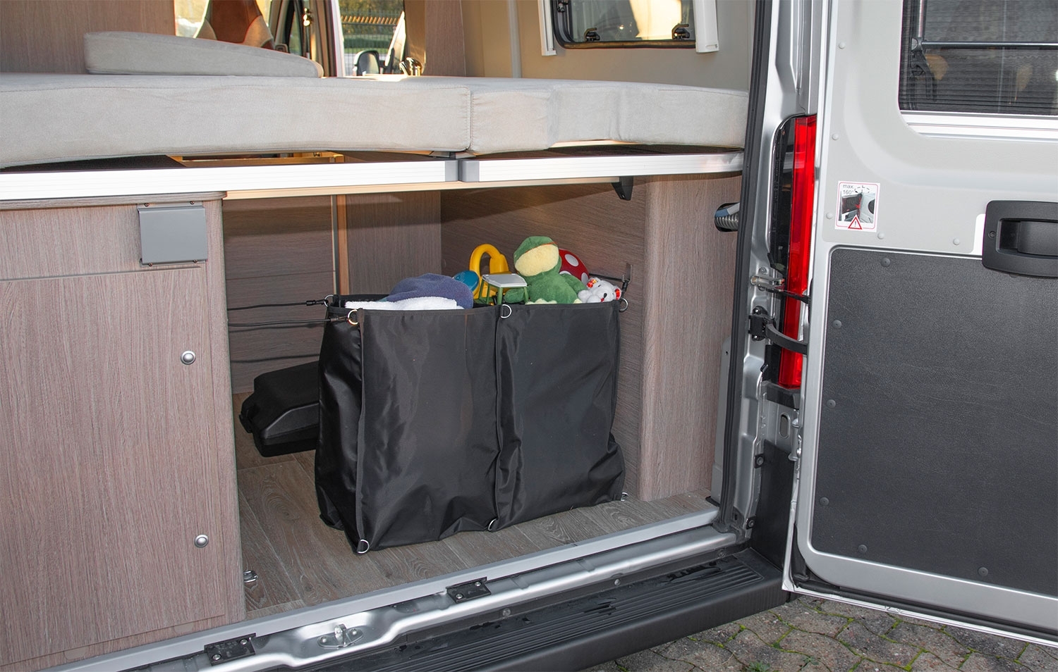 Hindermann faltbares Multibehältnis 51 x 97,5 x 28,5 cm (3 Kammern)