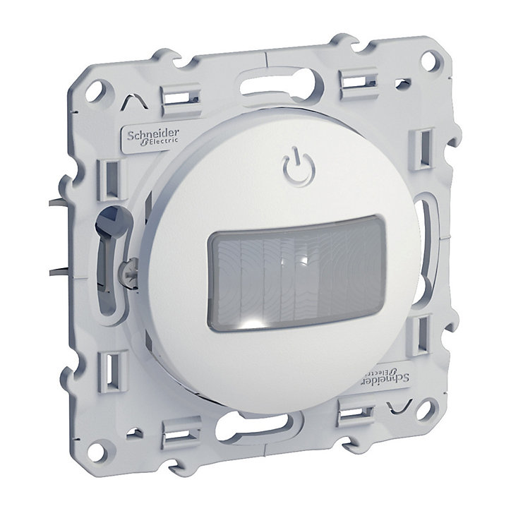 Interrupteur va-et-vient automatique Schneider Electric Odace blanc