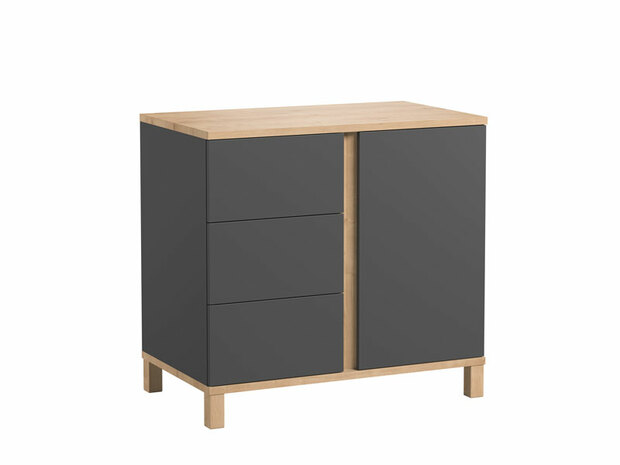 Commode ALTITUDE Graphite/Bois - VOX