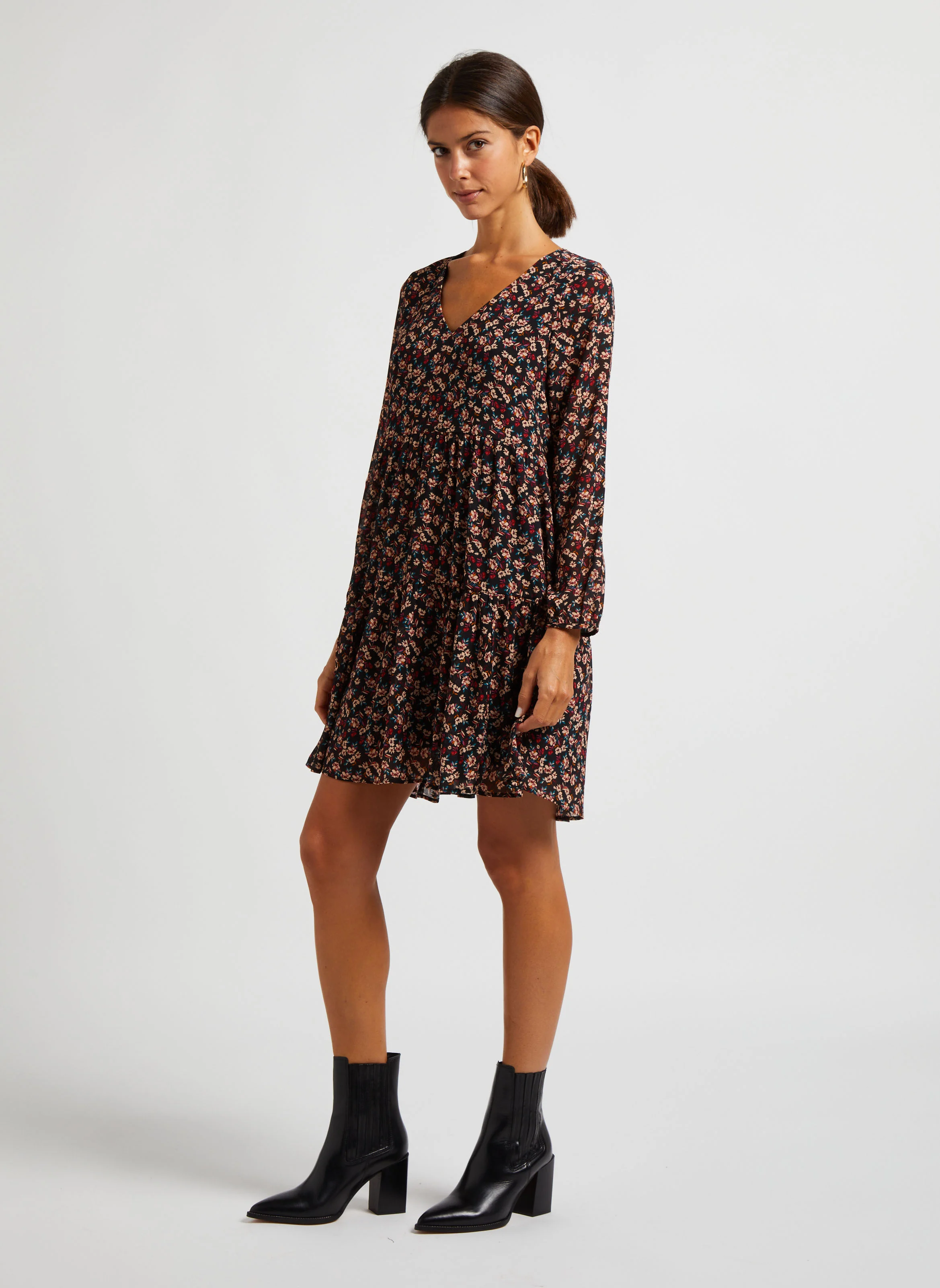 PERLINE - Bottines en cuir | Noir