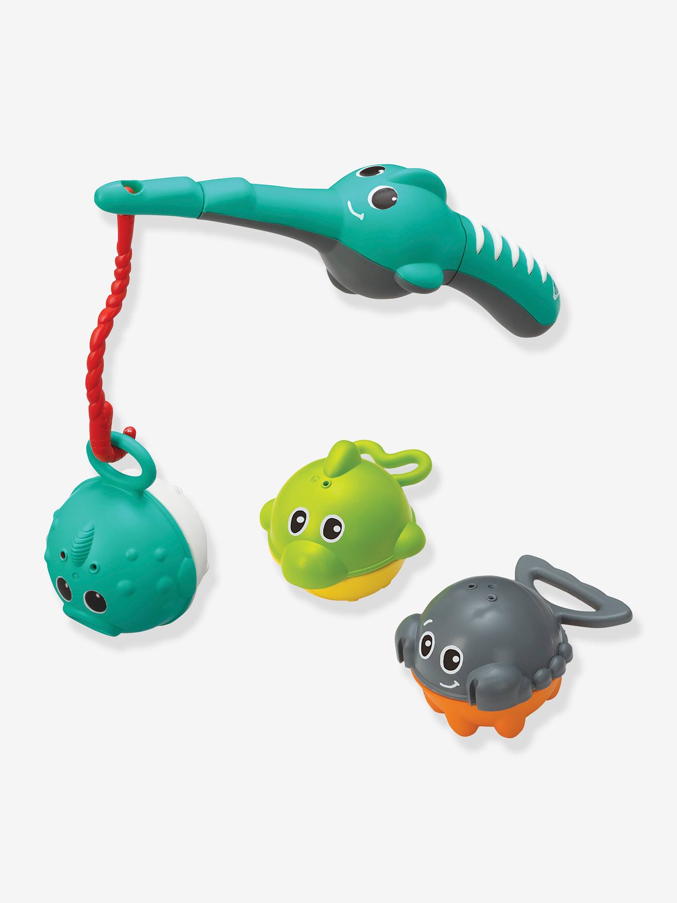 Jogo de pesca no banheiro