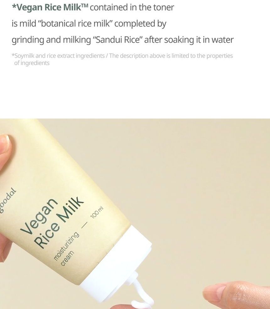 Goodal - Vegan Rijstmelk Hydraterende Crème