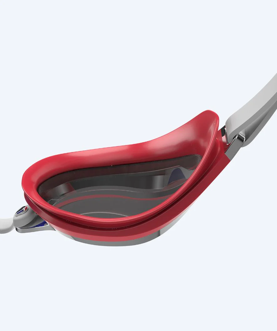 Speedo Elite svømmebriller - Fastskin Speedsocket 2 Mirror - Blå/rød