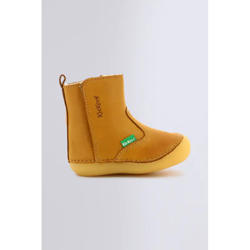 SOCOOL FOURRÉ CAMEL CLAIR BOOTS Cuir Mixte
