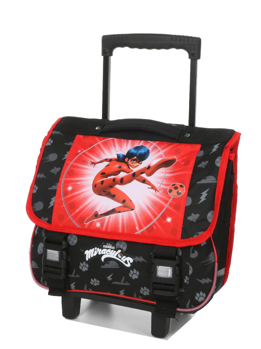 Cartable À roulettes Miraculous Love and Courage 38 cm