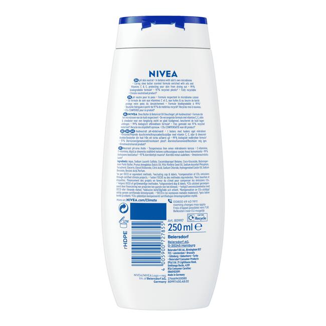 NIVEA Soft Care Shower Shea Butter 250 ML