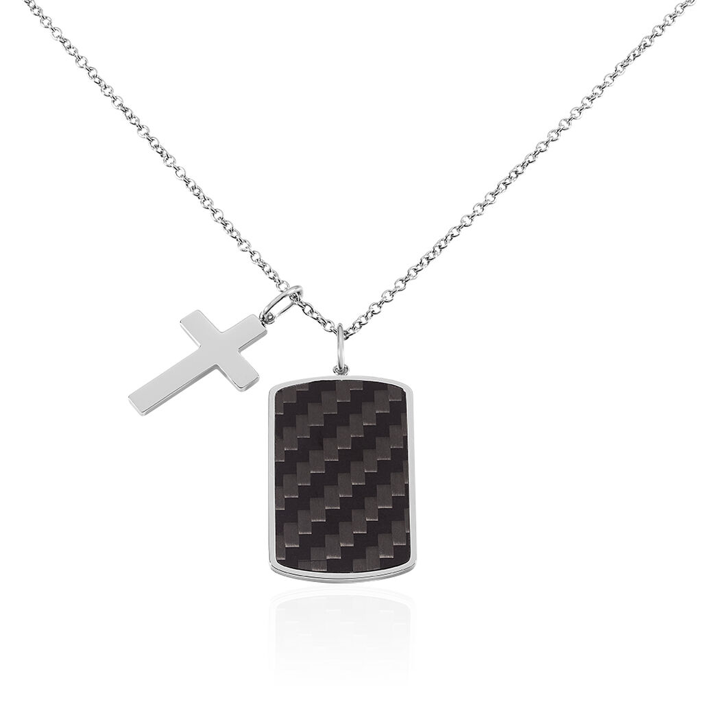 Collier Akim Acier Blanc