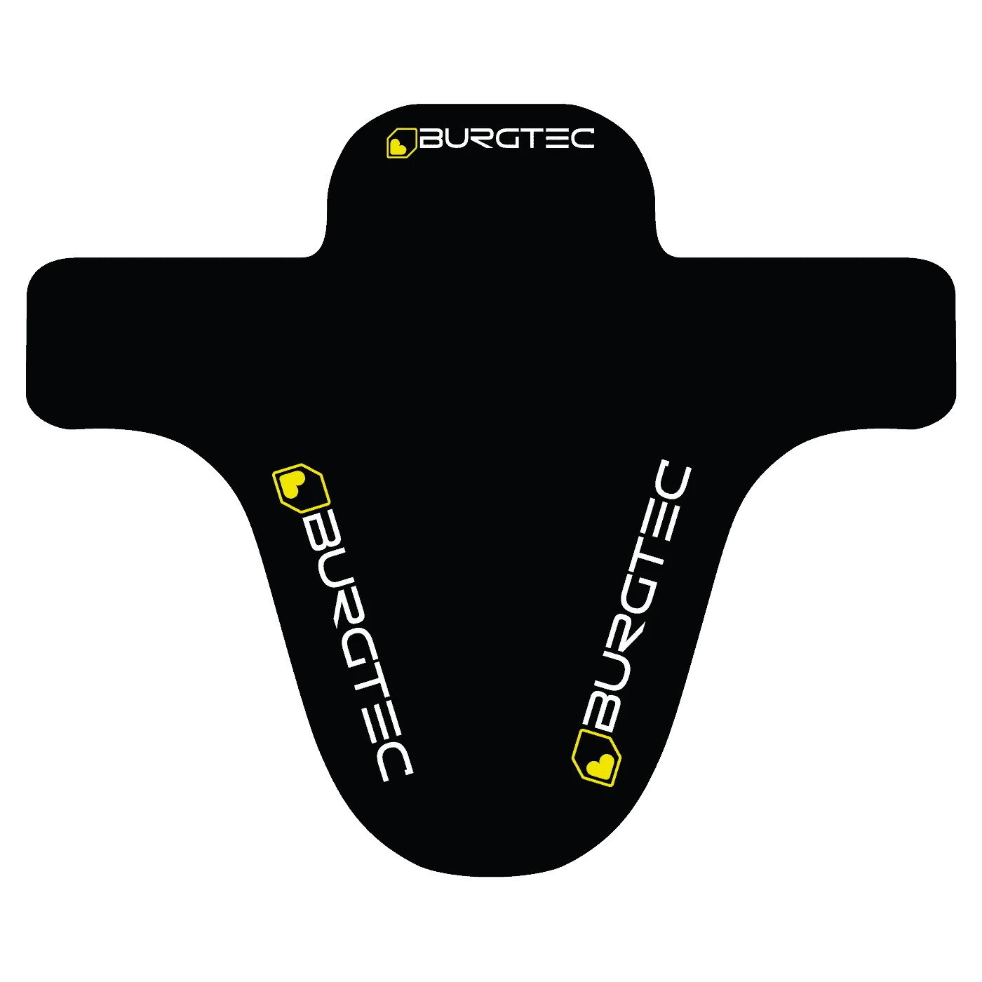 Burgtec Moto Mudguard Plain Black