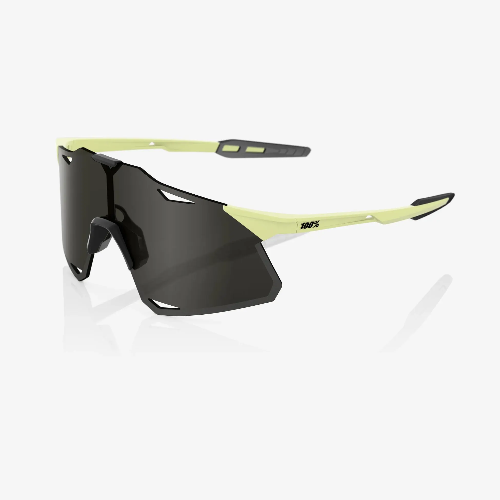 100% Hypercraft Sport Zonnebril Soft Tact Glow met Smoke Lens