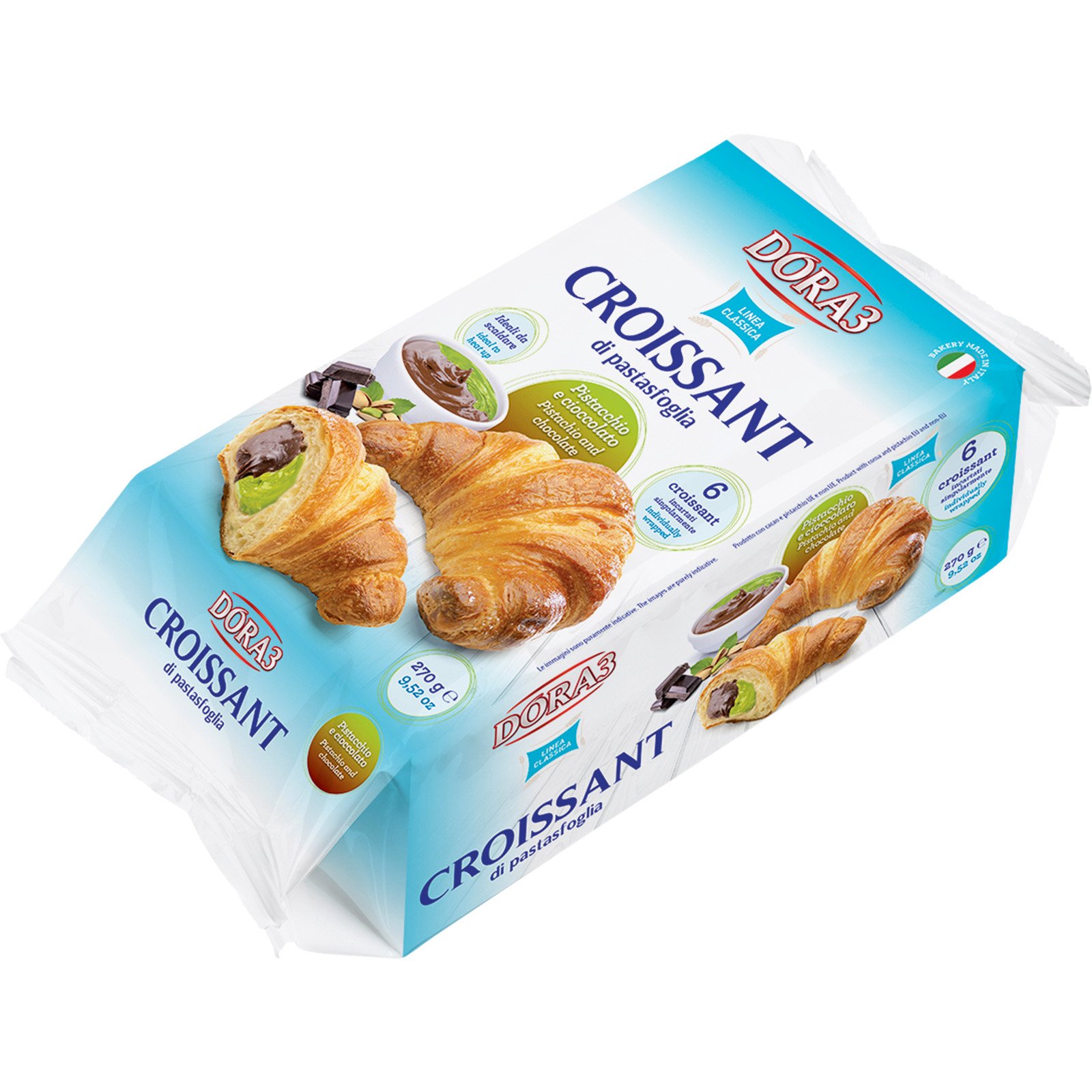 Antonelli Croissant Pistazie und Schokoladencreme 270 g