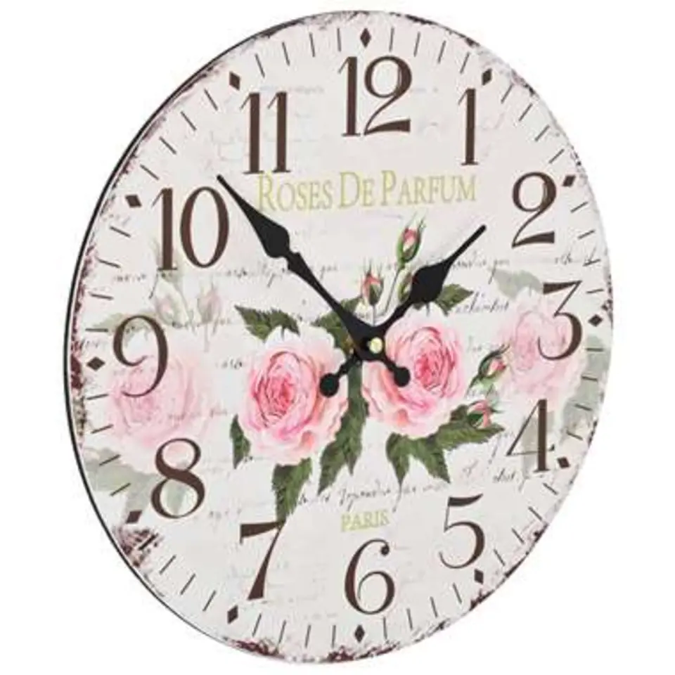 vidaXL - Wandklok - Multikleur - MDF - 30 cm