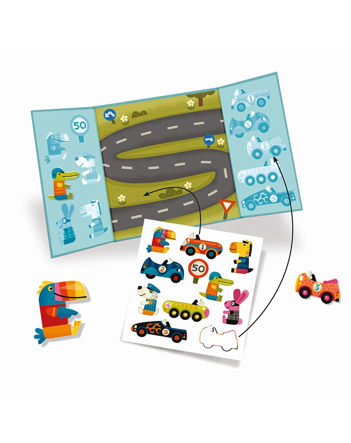 Stickerbild AUTOS 2-teilig